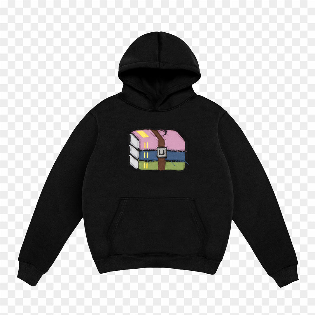 WinRAR FRAYED LOGO HOODIE tern®