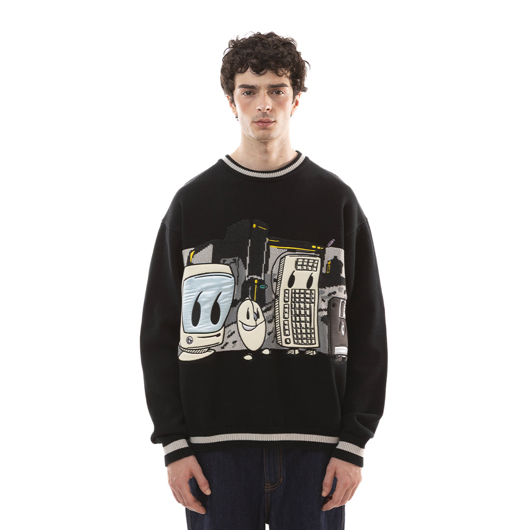 BLACK CLICKY FAM KNIT tern®
