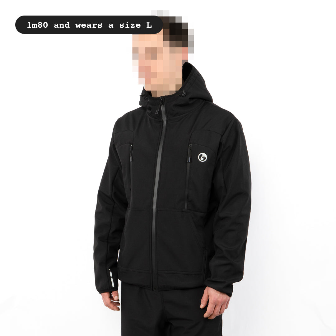 BLACK SOFTSHELL JACKET 1.02 tern®