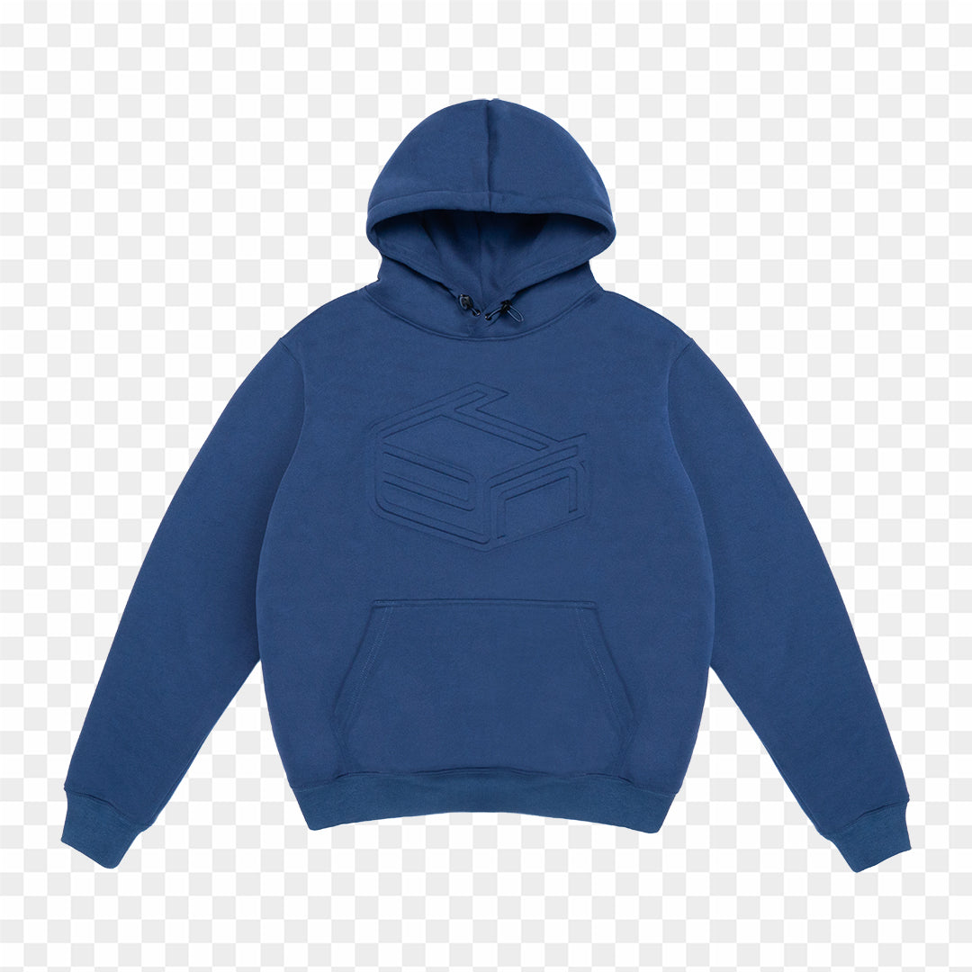 BLUE VLAN EMBOSSED HOODIE tern®