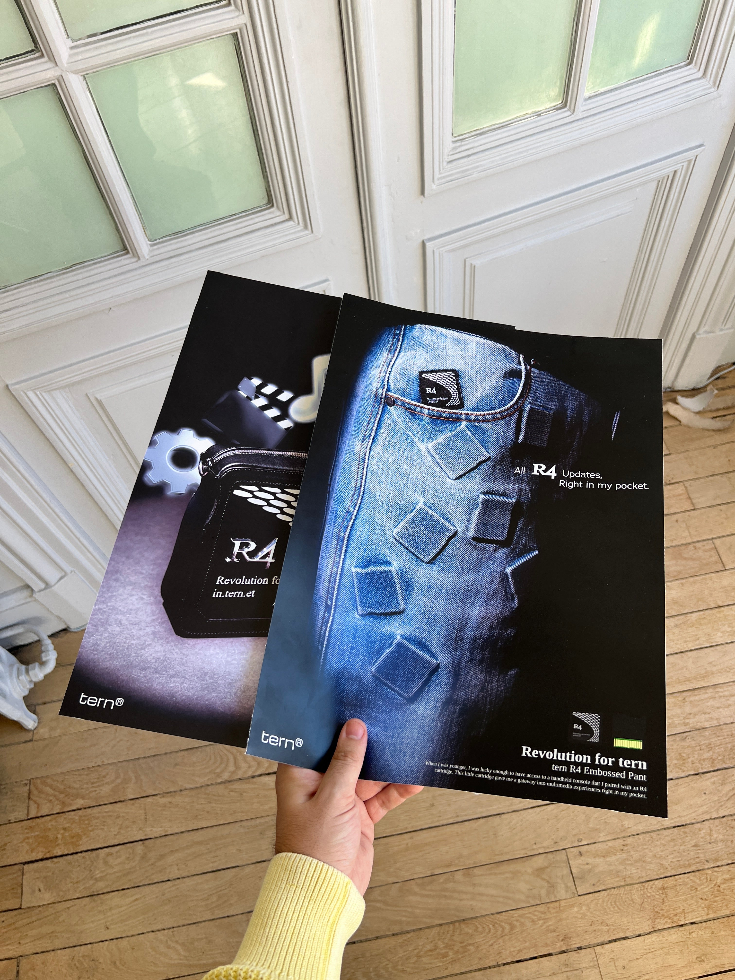 R4 DENIM AD PHOTO PRINT