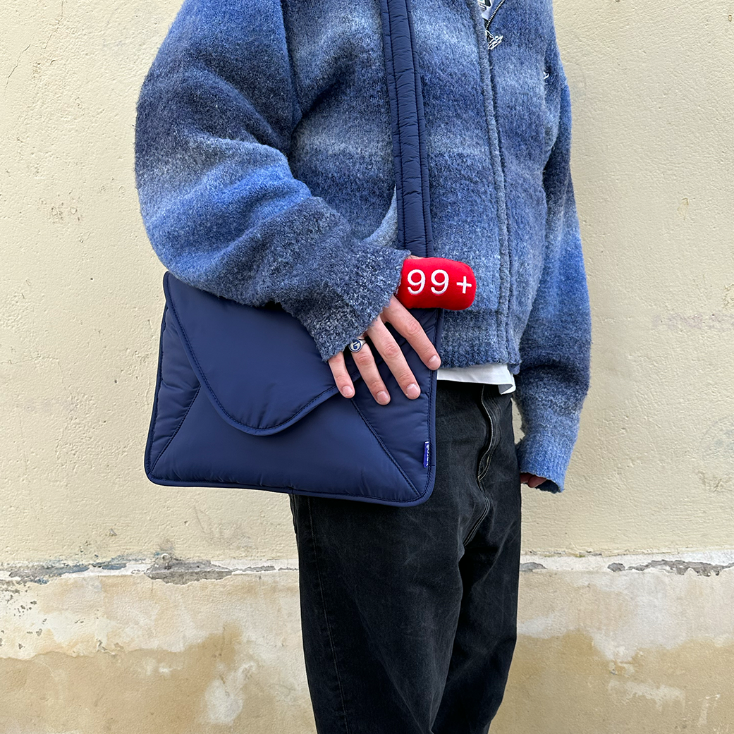 E-MAIL BAG BLUE