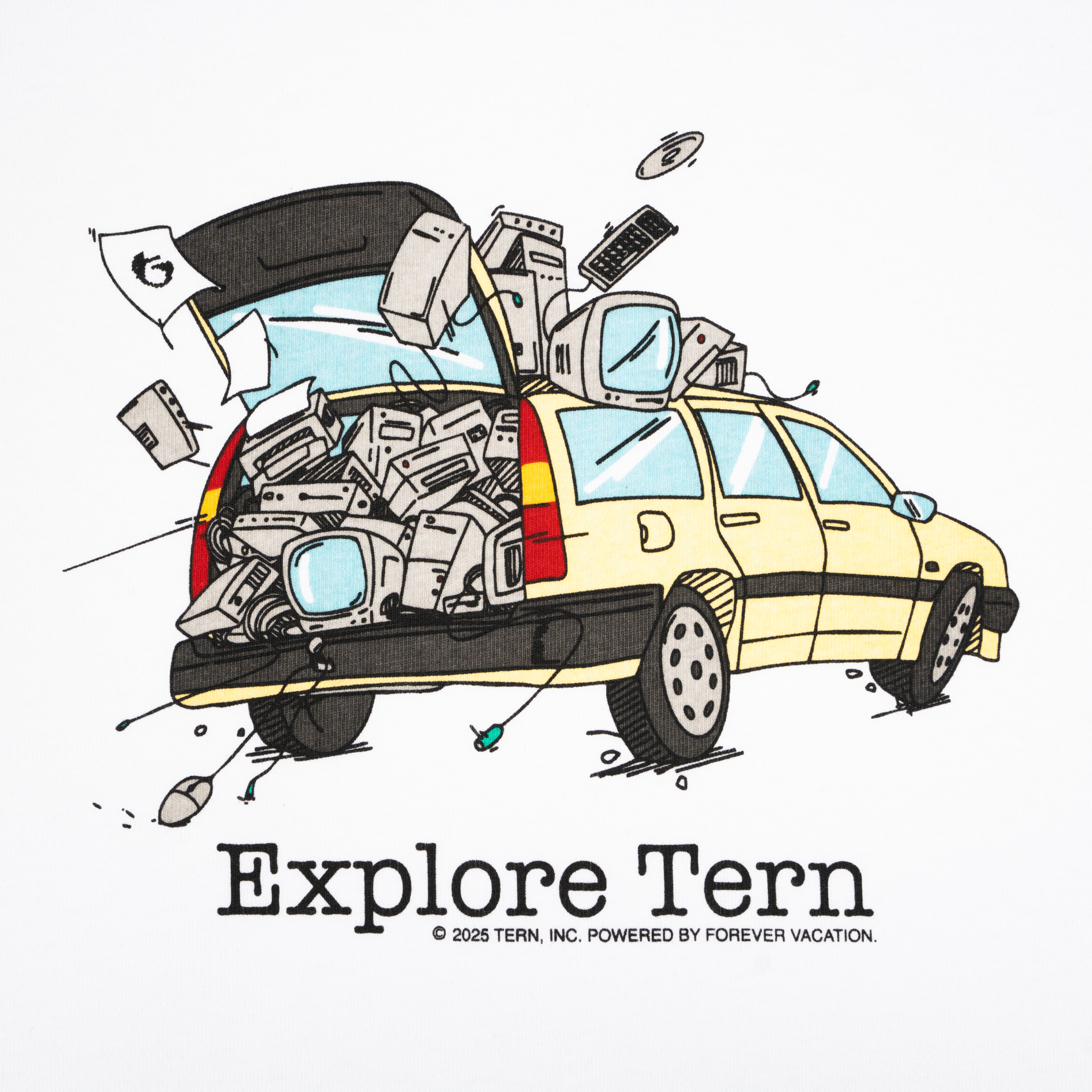 CAR TRIP GRAPHIC TEE tern®