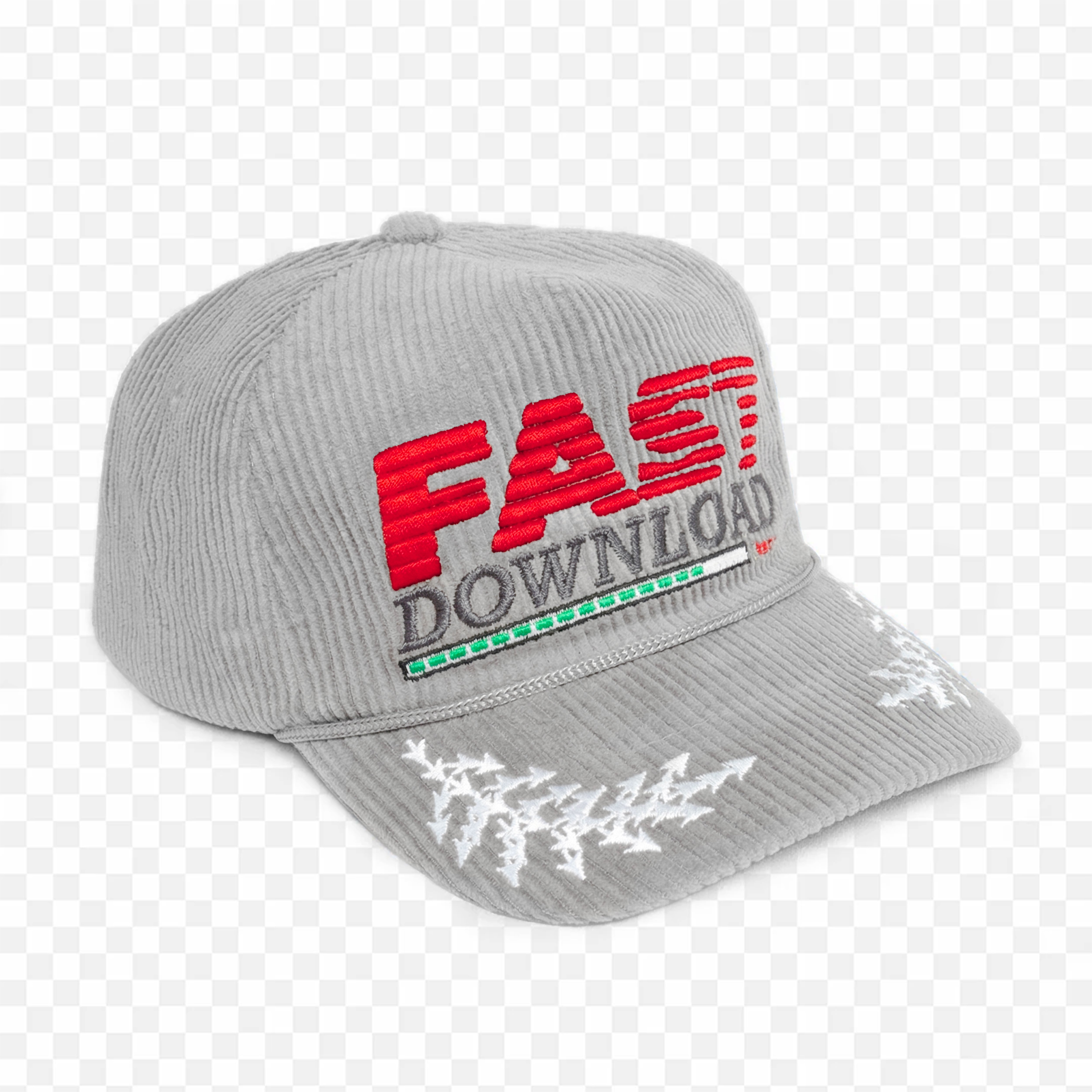 GREY FAST DOWNLOAD CAP