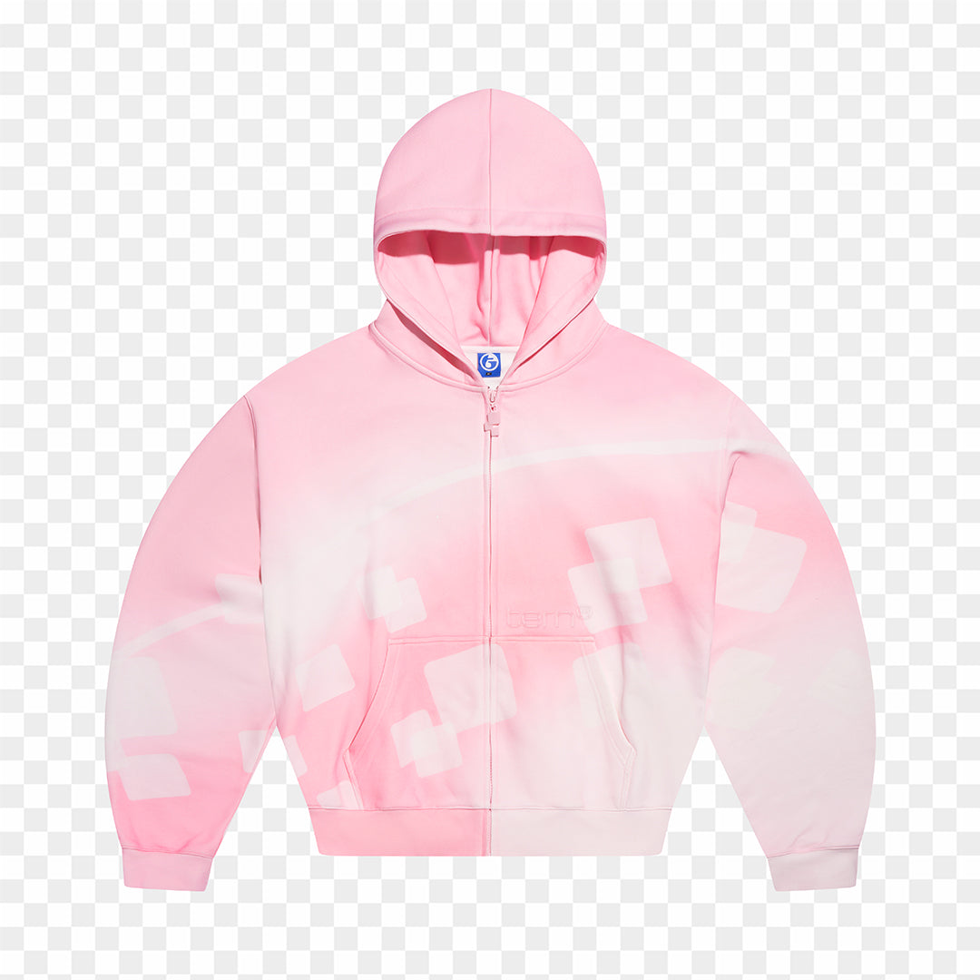 PINK HOMEBREW ZIP-UP HOODIE tern®