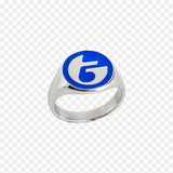 ENAMEL LOGO RING