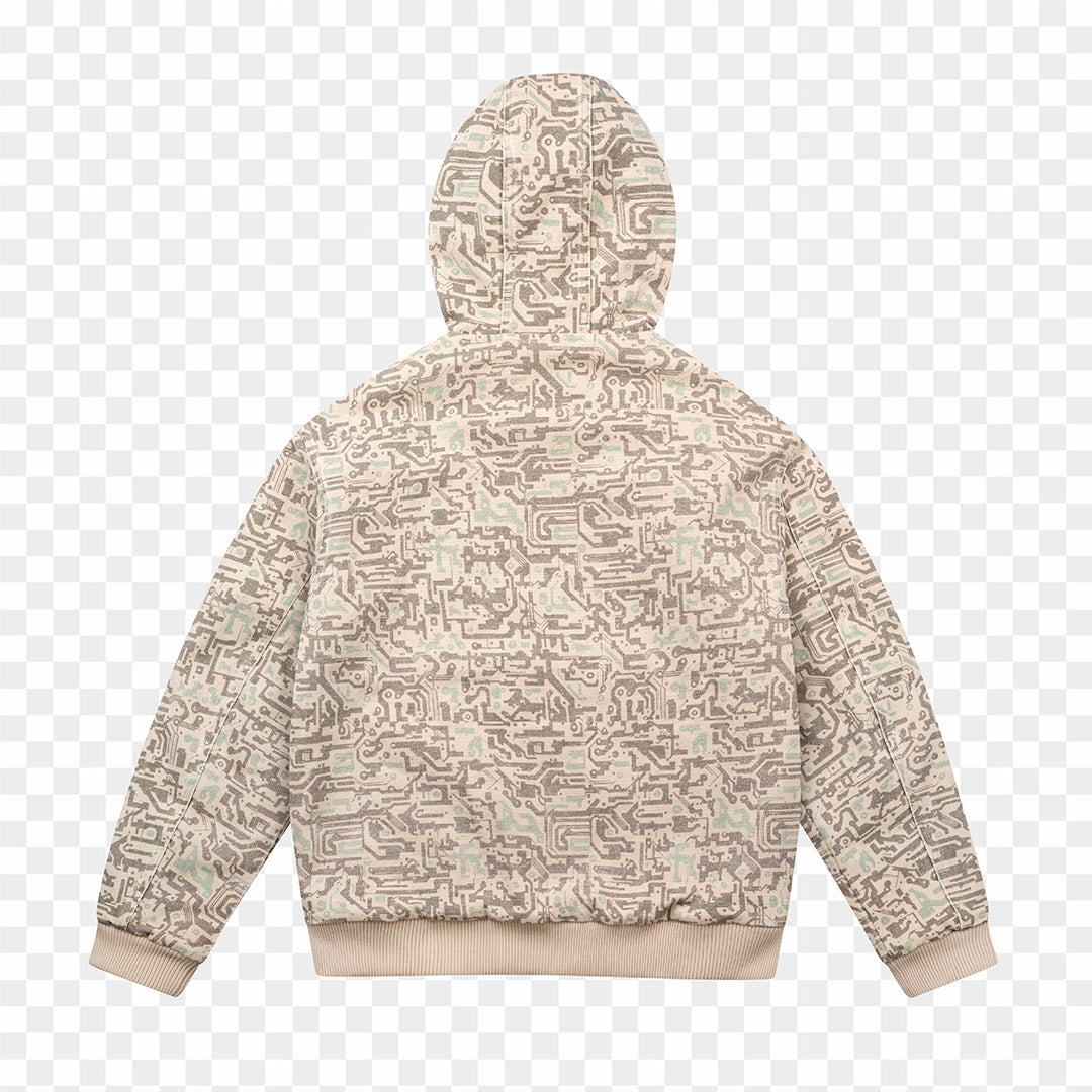 PCB CAMO HEAVY HOODED JACKET