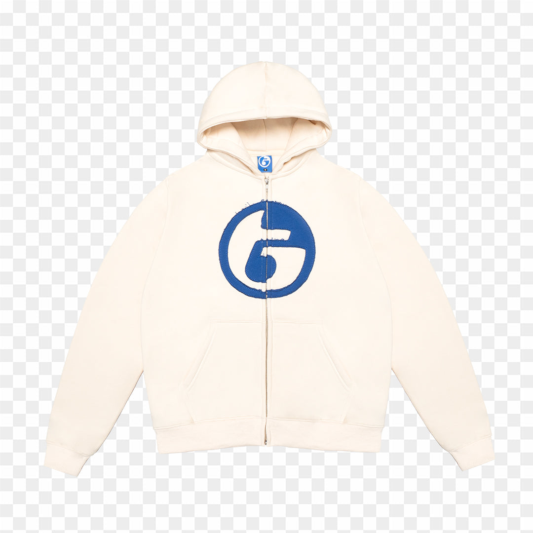 EGGSHELL ZIP-UP HOODIE tern®